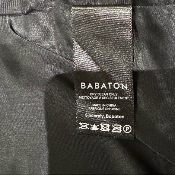 Babaton Atelier XXS 2XS Blazer Oversized Black Capsule Classic Preppy Goth - Picture 4 of 5